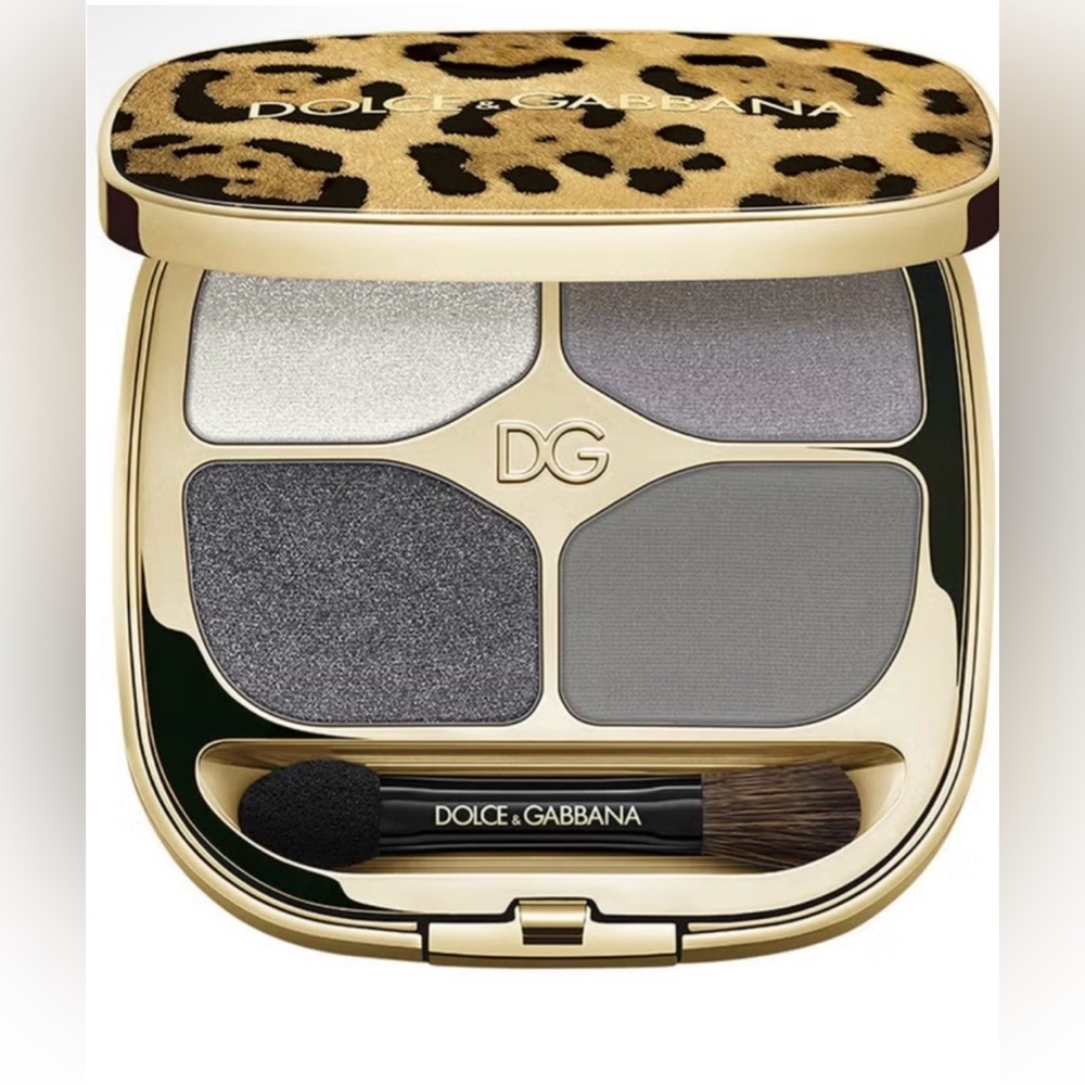 DOLCE & GABBANA Intense Eyeshadow Quad Felineyes 1 Vulcano Stromboli NIB